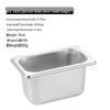 Wuhe 304 Stainless Steel Rectangular Portion Pan with Lid