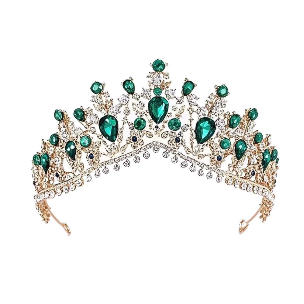 Vintage Style Rhinestone Bridal Crown Shiny Wedding Tiaras Headwear Bridal Tiara  Prom Event