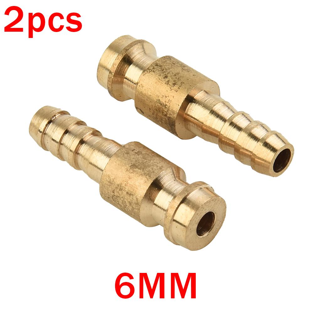 

2pcs 6mm-10mm Gas & Water Male Adapter Quick Connector For TIG Welding Torch Intake Male Adapter Quick Connector Weld Tools