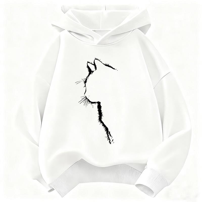 Cute Hoodie Manga Kids Cat Children's Sweatshirt Cute Harajuku Hoody for Boys Girls Autumn Winter Casual hoodies