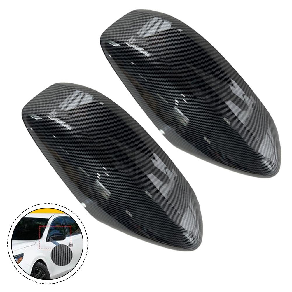 Car Side Rearview Mirror Cap Wing Mirror Cover Fit For Nissan For Altima 2013-2018 Carbon Fiber Style Pattern Car Accessories
