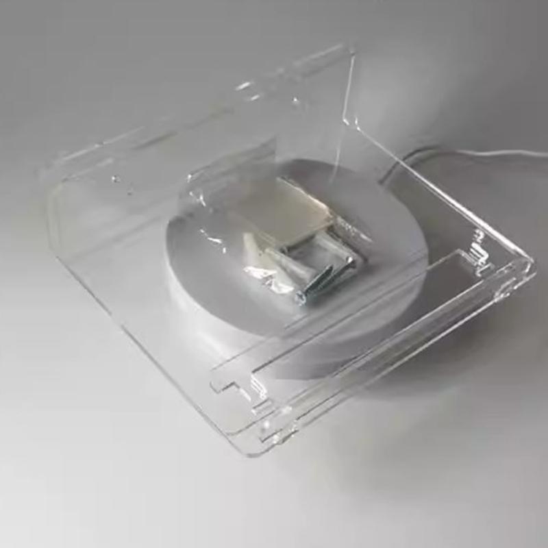 Modern Wall Mounted Plant Shelf Clear Acrylic Multipurpose Display For Home Office Decoration Sturdy Bracket