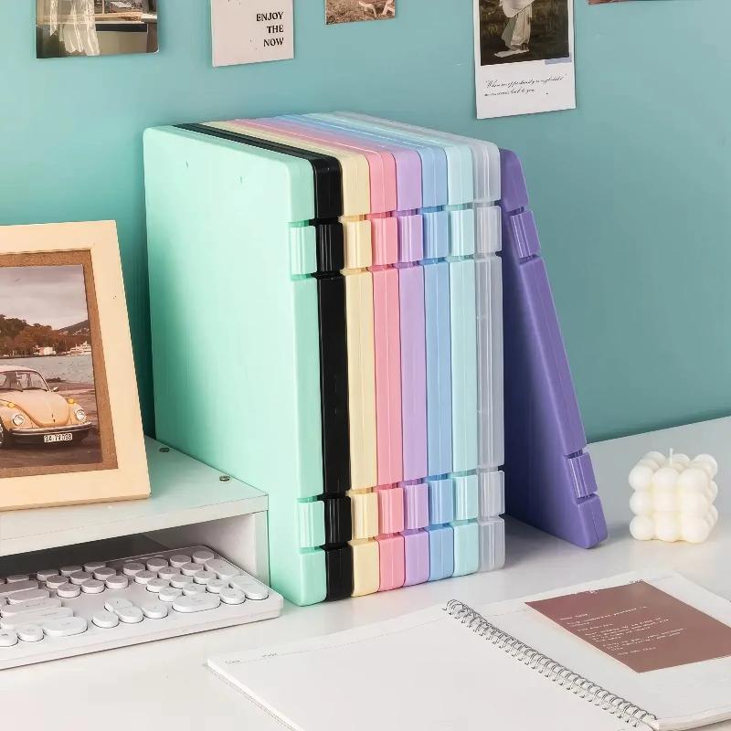 1 Piece Color Folder Storage Box, Multifunctional Desktop Organizer, Suitable For Daily Organization And Use Of Office Documents