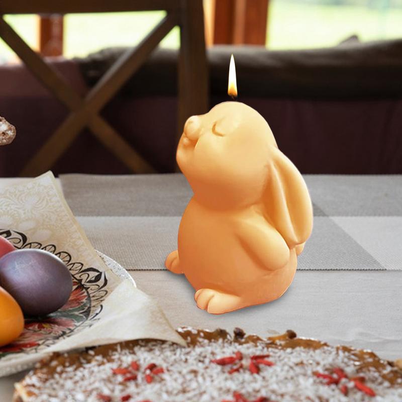 Bunny Candle Mold Easter Bunny Shape Molds Adorable Easter Bunny Aromatherapy Plaster Mold For Candle Wax Easy To Release