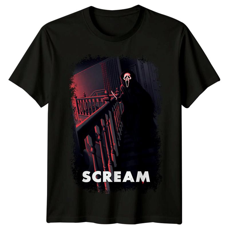 Scream (1996) Movie Poster Inspired Unisex T-Shirt Retro Horror Scary Tee S