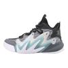 Anta Kids Crazy Tide 2 Mid Basketball Shoes Kids Sneakers Gray Blue 312031109-4