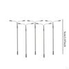 5 Pieces Mini Street Lights Model ,Outdoor Pathway Lantern Post, Railway Train Lamps Post for