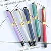 Dragon Clip Metal Pen: Ballpoint, Fountain, Rollerball - Simple & Elegant with Laser Logo.
