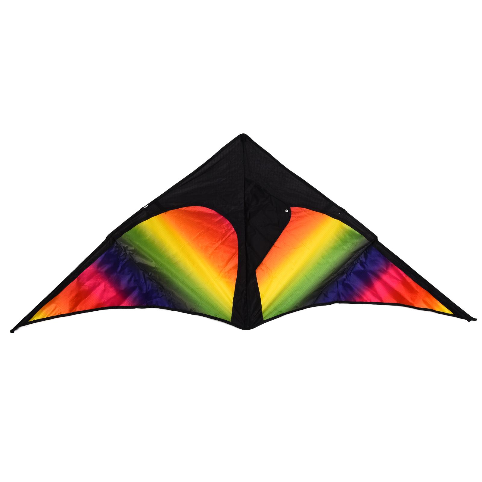 

Triangle Kite with Line Board Outdoor Fun Game Sports Activities Long Tail Flying Toys