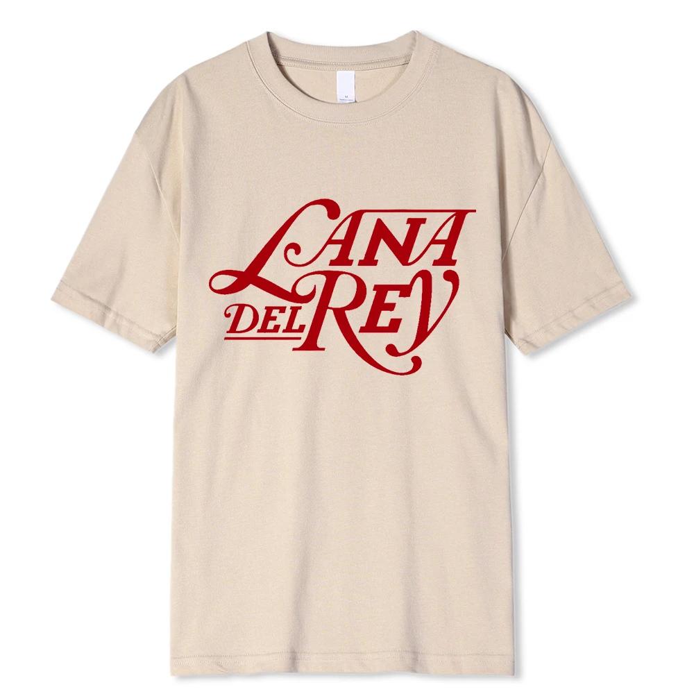 Lana Del Rey Harajuku Casual Anime T-shirt Hip Hop Mangacomic Tshirt Cute Cartoon 100% Cotton Tee-shirt Print Menwomen T Shirt