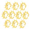 10pcs CalF weaning Nose Rings Plastic Weaning Spiked Ring Preventing Suckling