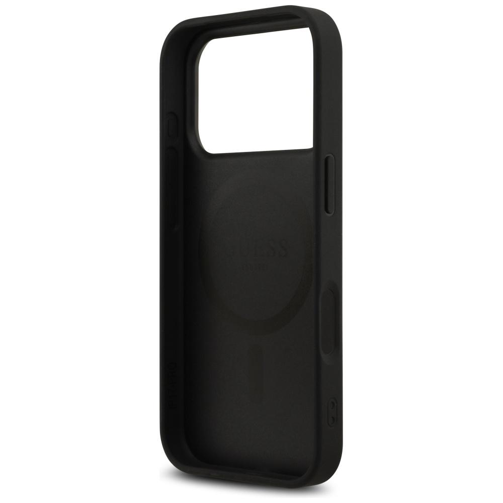 Guess 4G Printed Stripes MagSafe case for iPhone 17 Pro black