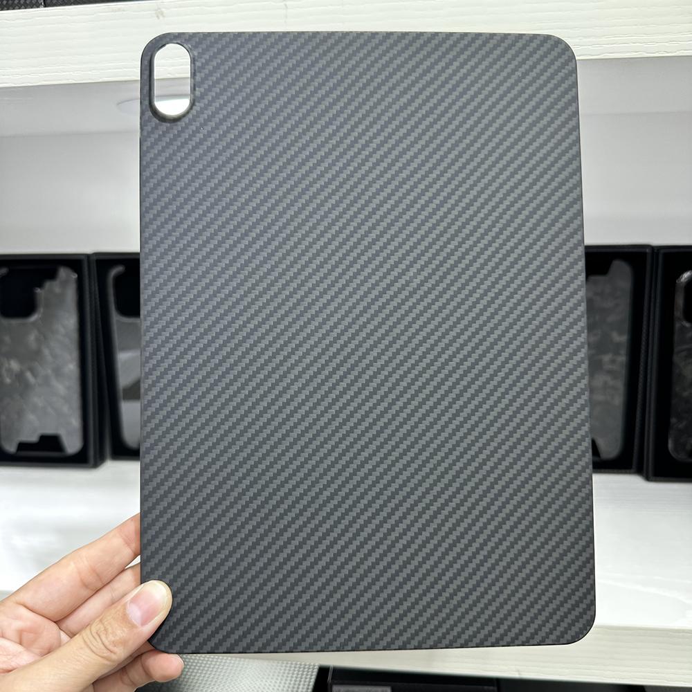 YTF-Carbon Aramid fibre Case for iPad mini6/10/11/12.9inch carbon fibre light thin matte Anti-fall Back Cover for mini6
