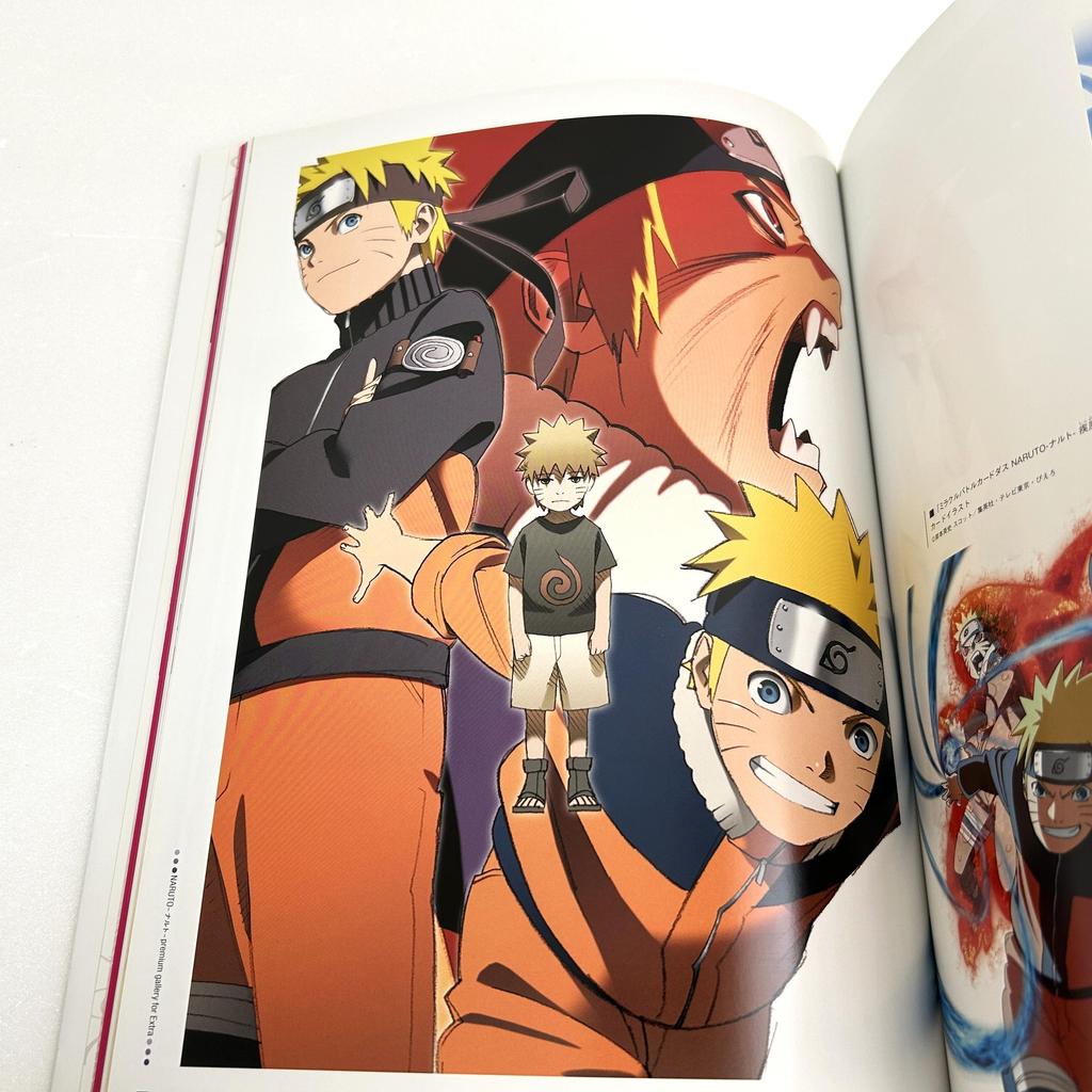 Naruto The Animation Chronicle TEN Japanese Illustration Art Book with OBI 2017 1st Print Like New