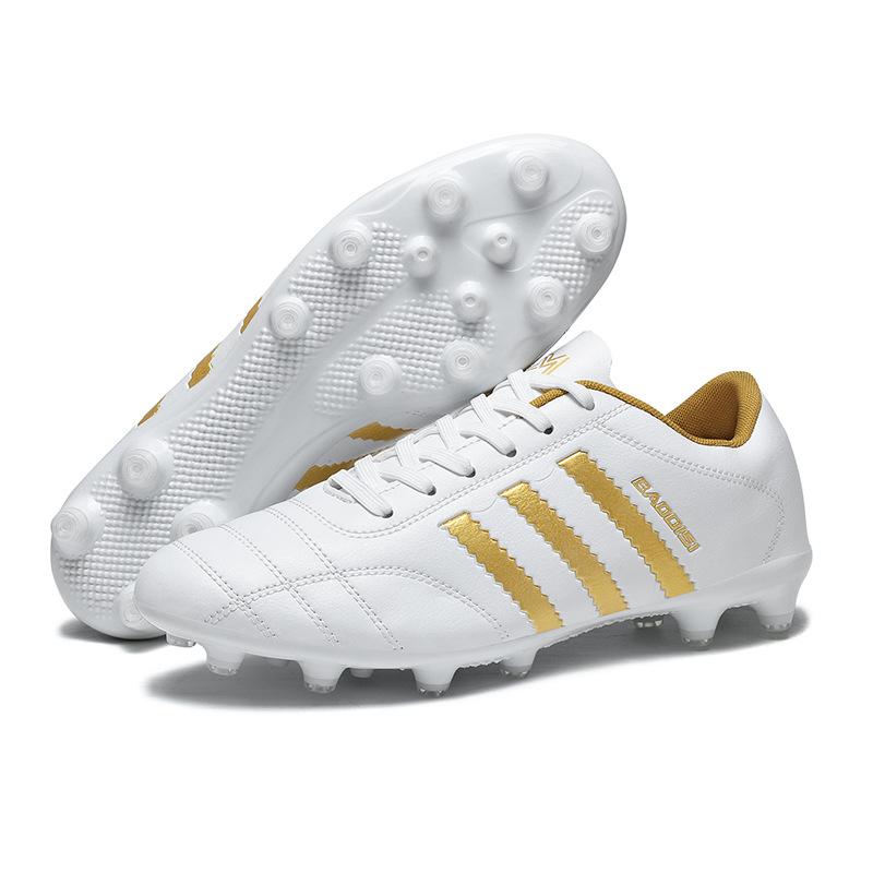 

New high-top football shoes Artificial turf student youth professional game football shoes 31 платиновый