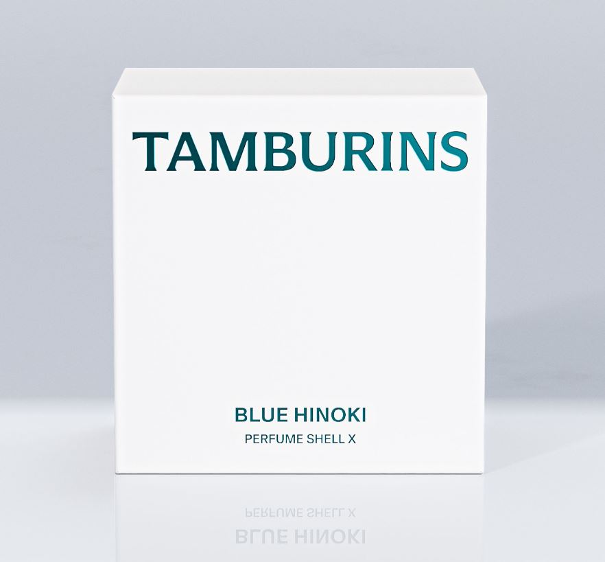TAMBURINS SHELL PERFUME HAND BLUE HINOKI