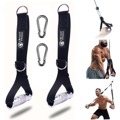 3 in 1 Fitness verstellbare Metall-Griffe für das Fitnessstudio, Trizeps-Seil, Kabelmaschinen-Aufsätze für das Pulley-Lat-Pulldown-System-Workout