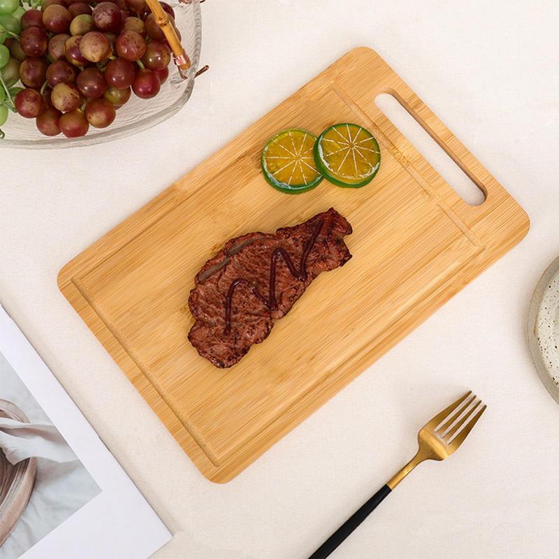 Double-sided Available Wooden Thick Boards Wood Cutting Boards Serving Board For Chopping Charcuterie Serving Boards For Meat