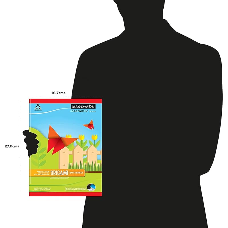 

Classmate Origami Longbook - Single Line,272 X 167Mm, 172 Pages, Pack Of 12 large