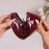 Scarpe Basse con Fiocco a Farfalla per Donna in Materiale PU con Suola in Gomma Antiscivolo