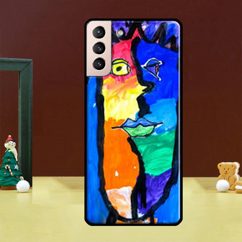 Picasso Abstract painting Art Phone Case For Samsung Galaxy S25 Ultra S20 S21 S22 S23 S24 Ultra S24 FE S9 S10 Plus Cover