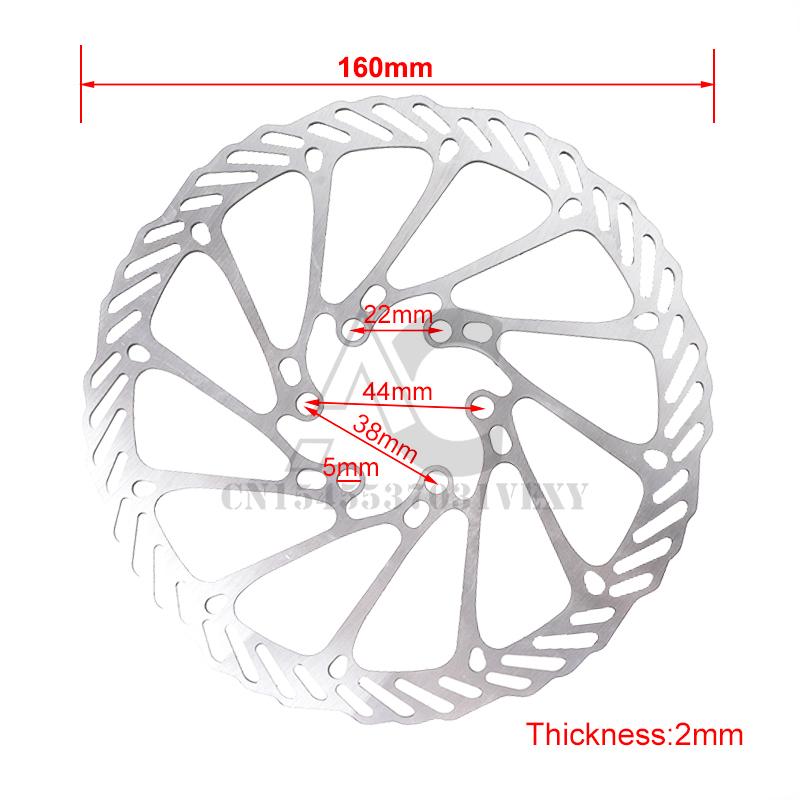 1 piece bicycle brake rotor 160mm 203mm rotor mountain bike centerline 6 hole rotor suitable for road bike disc brake rotor
