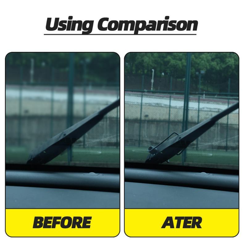 2/4/6Pcs Windshield Wiper Booster Spring Universal Wiper Fastener Reduce Noise&Vibration Aniti Sratch Rubber Wiper Gripper