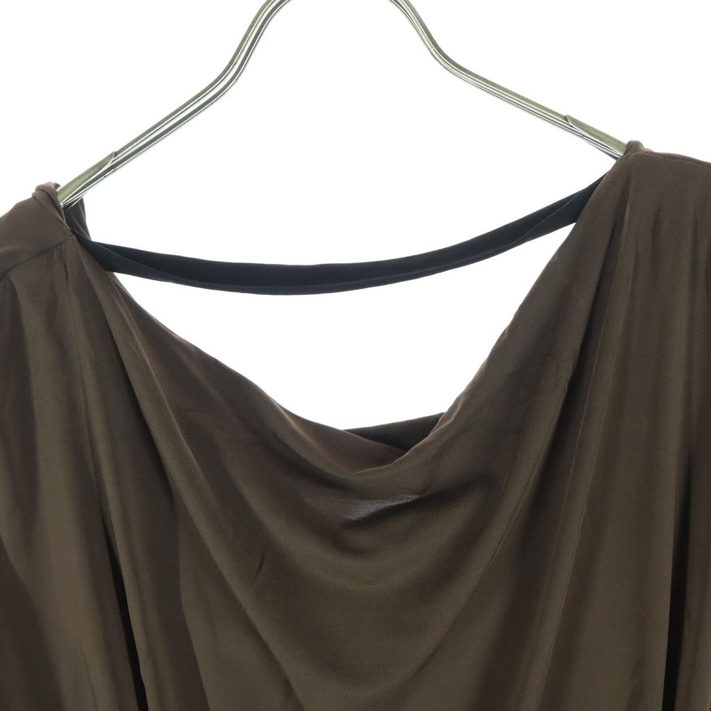 MAX MARA Two-tone color No sleeve Long dress 40 Brown Women Used