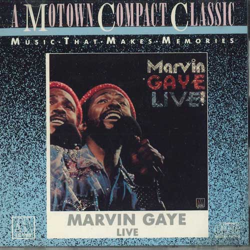 

CD MARVIN GAYE - Marvin Gaye Live MOTD5181 MOTOWN Non Japan Soul/Funk Used
