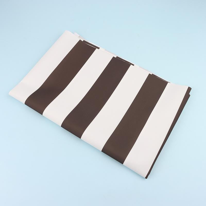 420D  Striped Print Oxford Fabric Waterproof Fabric Canopy Tent Umbrella Cloth Pu Coated 50X150Cm Sunshade