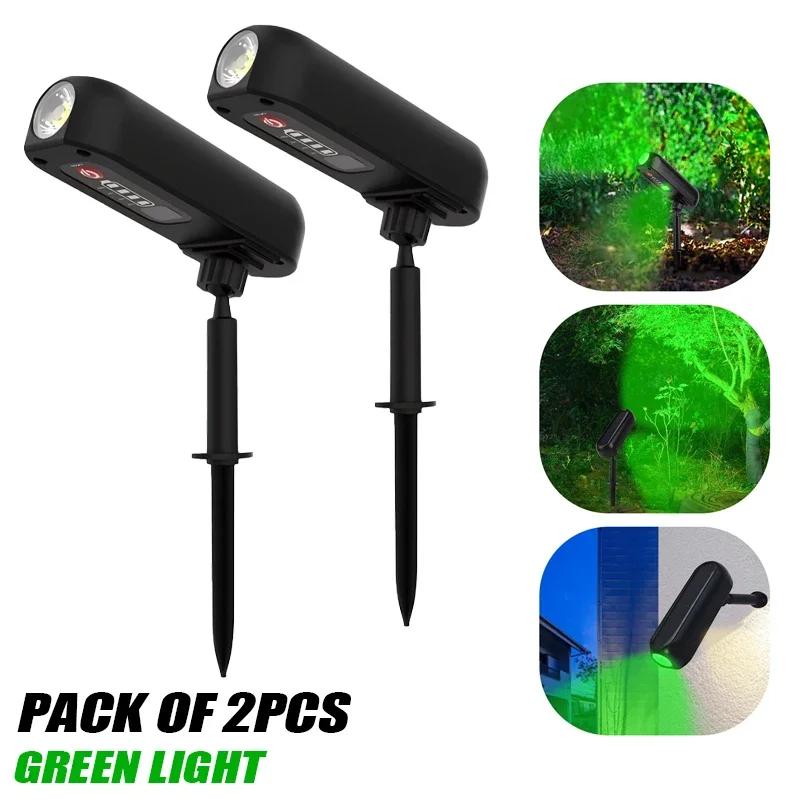 LED Outdoor Solar Lawn Lights Landscape Spotlights IP65 Waterproof Solar Powered Pathway Lamp Yard Garden Spot Light