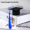 10Pcs Mini Bottle Topper Hat Creative Cupcake Doctoral Decoration Graduation Season Souvenir Ornaments Birthday Party Decoration