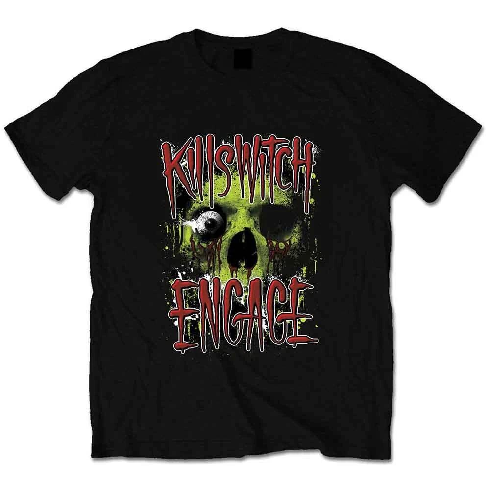 Killswitch Men s Skullyton Short Sleeve T-Shirt, Black, Small M