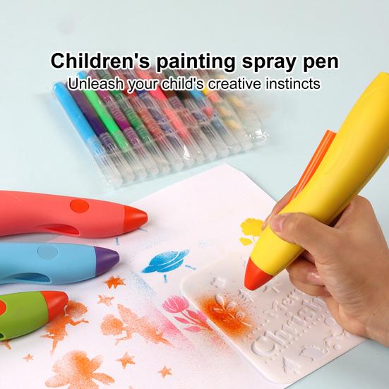 Elektrisk spraypenn Airbrush Sett USB Oppladbar Ergonomisk design Komfortabelt grep Vaskbar spraymalingspenn