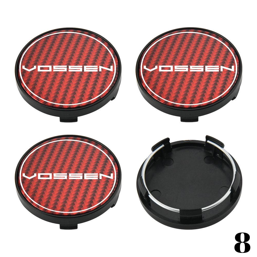 Emblem VOSSEN Mittelkappe 58mm 60mm Radkappe Nabenkappe 62mm 63mm Radkappe 65mm JDM Styling Sportfelge Reifen Autozubehör