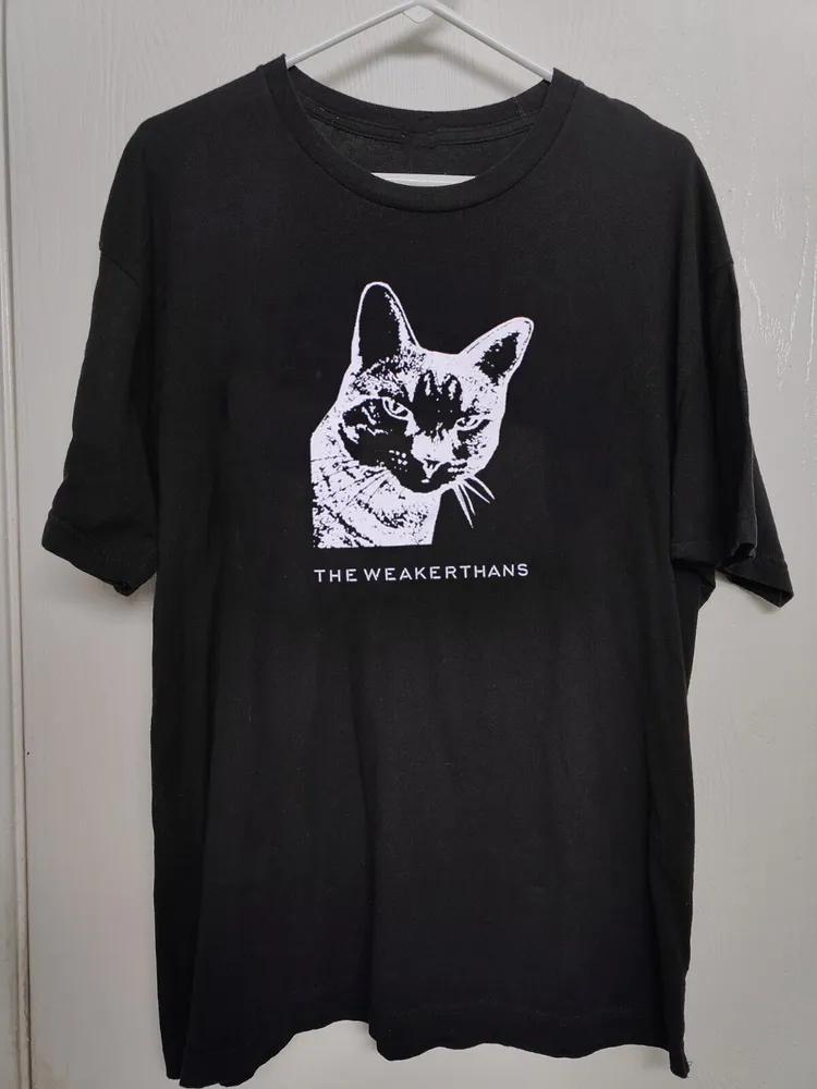 Unisex Short Sleeve Crew Neck Cotton T Shirt Collection The Weakerthans The Cat XXL