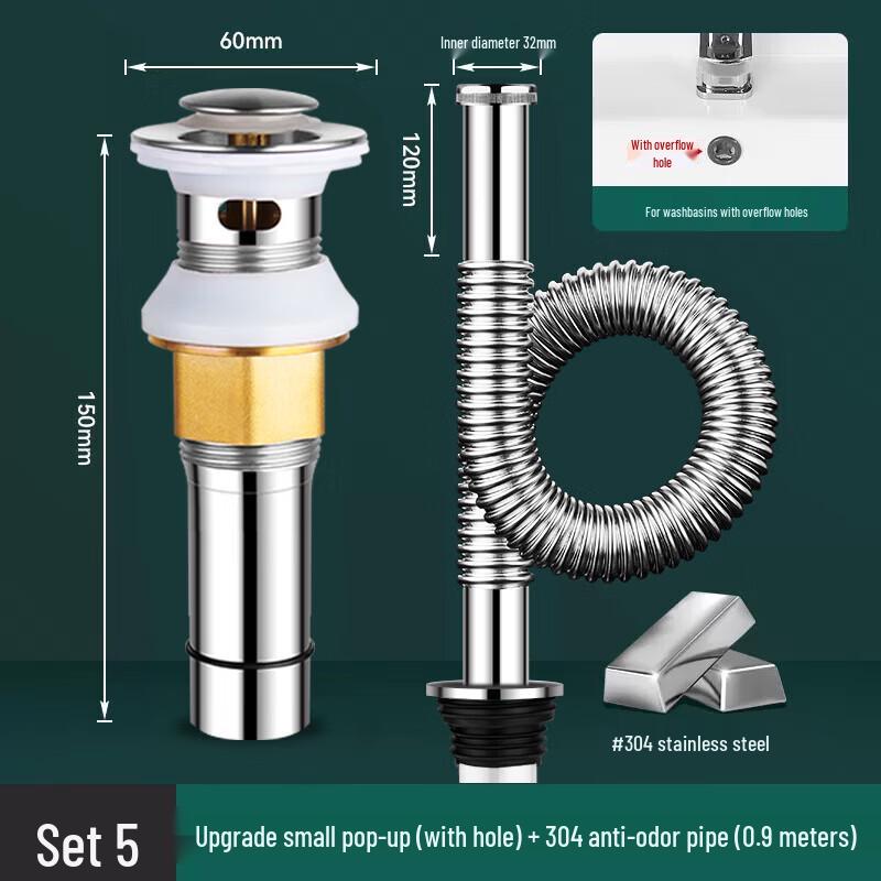 Набор донного клапана Shuopu для раковины