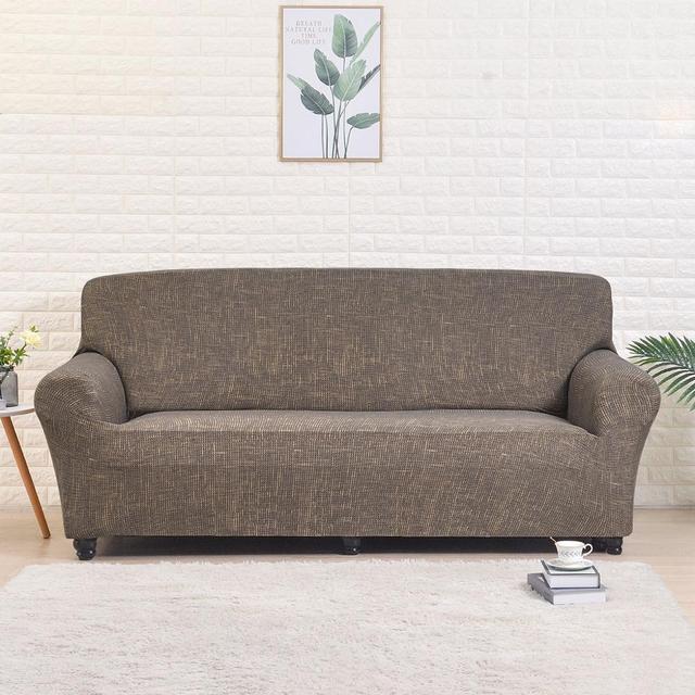 Copridivano Elastico Spandex Copridivano per Divano Angolare a L Soggiorno Funda Chaise Longue Protettore Estensibile