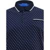Duke Mens Reid D555 All-Over Print Tipped Kingsize Polo Shirt