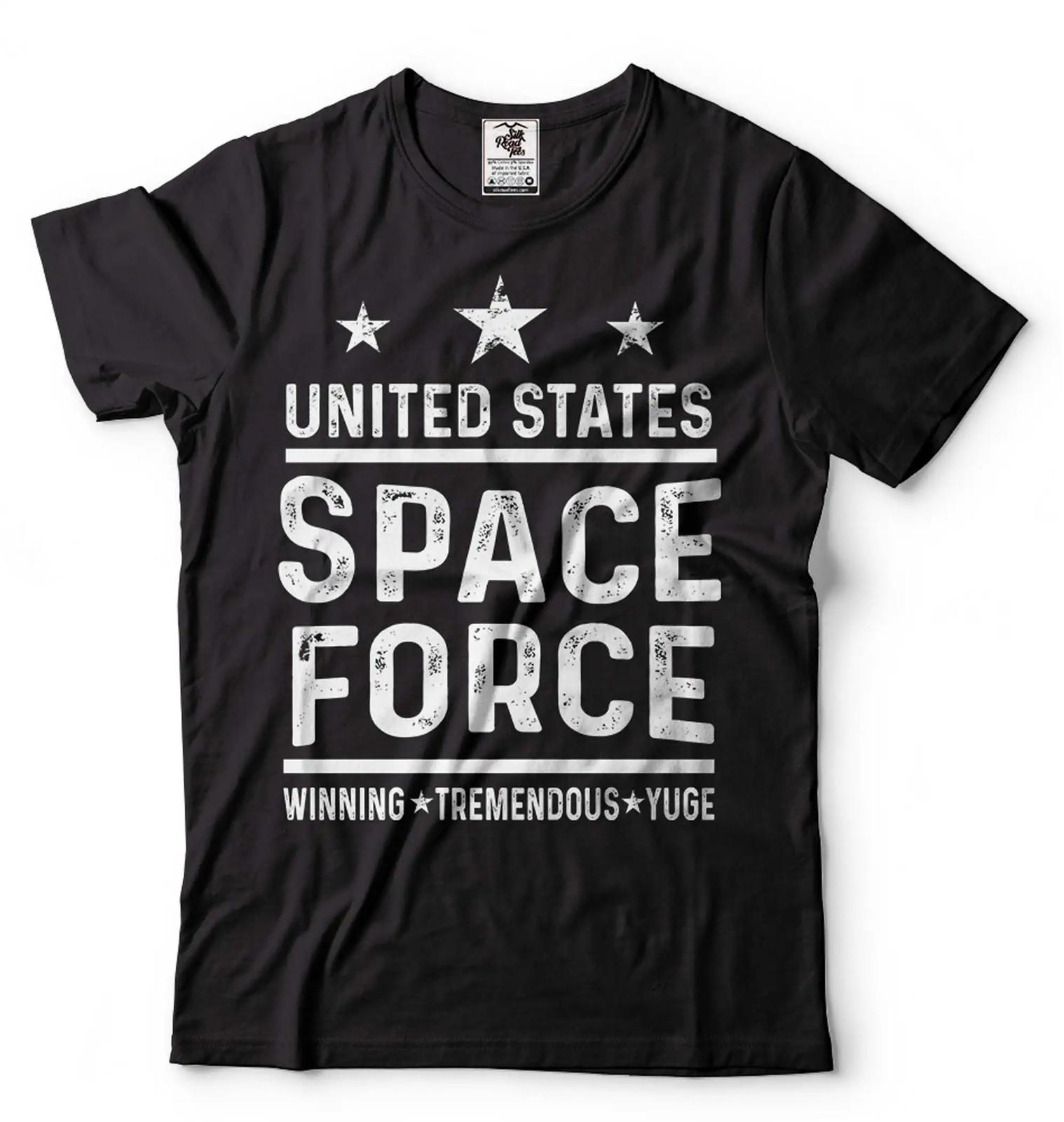 Space Force Shirt United States Tee Winning Tremendous Yuge Shirt Trump TShirt L