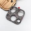 Diamond Lens Film for iPhone 11, 13, 15 Pro Max, and 16: Titanium Alloy Crystal Lens Sticker