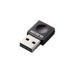 Elecom Wi-Fi Wireless LAN Adapter, 300Mbps, 11n/g/b, 2.4GHz Only, USB 2.0, Compact Model, Black WDC-300SU2SBK