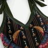 2024 European & American Retro Print Swimsuit & Beach Dress Set for Women