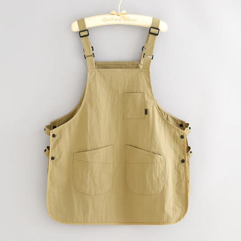 Adult Water-Resistant Apron for Household Kitchen Coffee Roasting And Catering Use - Durable Workwear Aprons