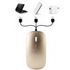 Universal Ultra-thin Rechargeable Mute Wireless Mouse for Notebook Computer PC
