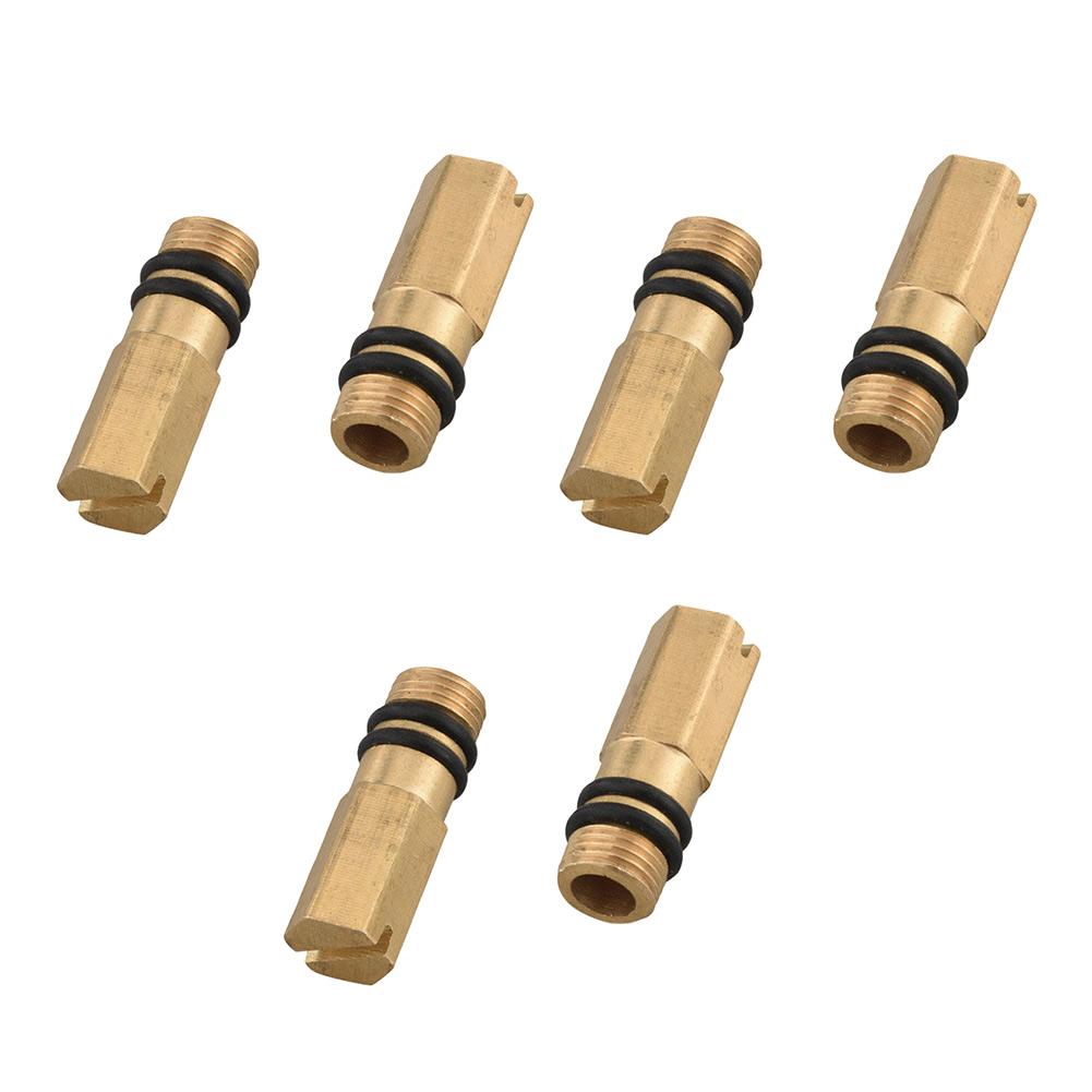 6 Pieces Cold Water Conversion Kit with Brass Adapters for Standard Faucets No Tools Needed for Setup Compact Design