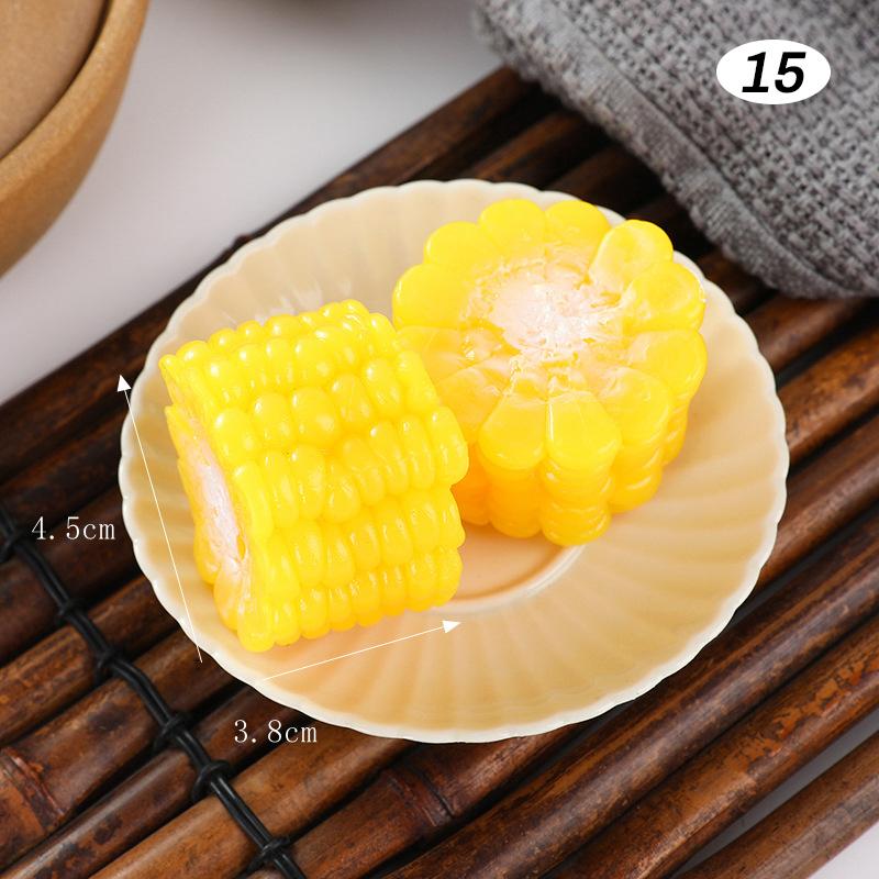 4 Pcs Simulated Hotpot Ingredient Model Mini Fake Vegetable Realistic Beef Roll Restaurant Store Barbecue Shop Display Decor