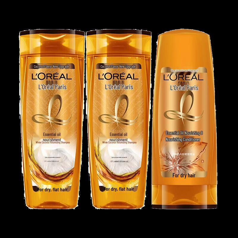 

L Oréal Набор для ухода за волосами с питательными эфирными маслами, 3 предмета
