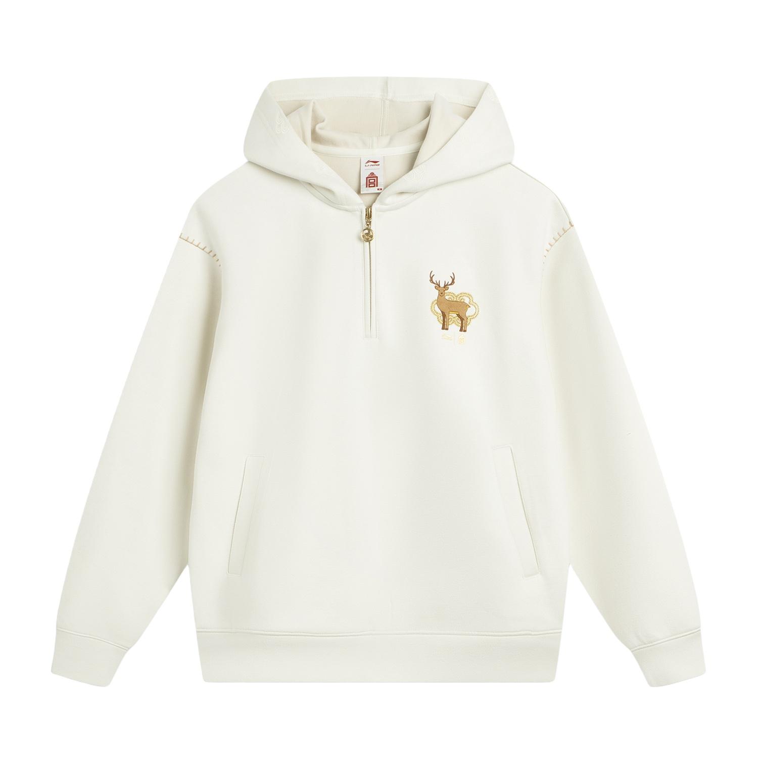 

Свитшот с капюшоном и логотипом свободного кроя серии Li Ning Sports Lifestyle для женщин AWDVB40-7 XXL