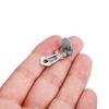 10pcs 8 10 12 14mm Stainless Steel Round Flat Ear Clip Base Cabochon Bezel Tray Earrings Clips For DIY Jewelry Makings Supplies